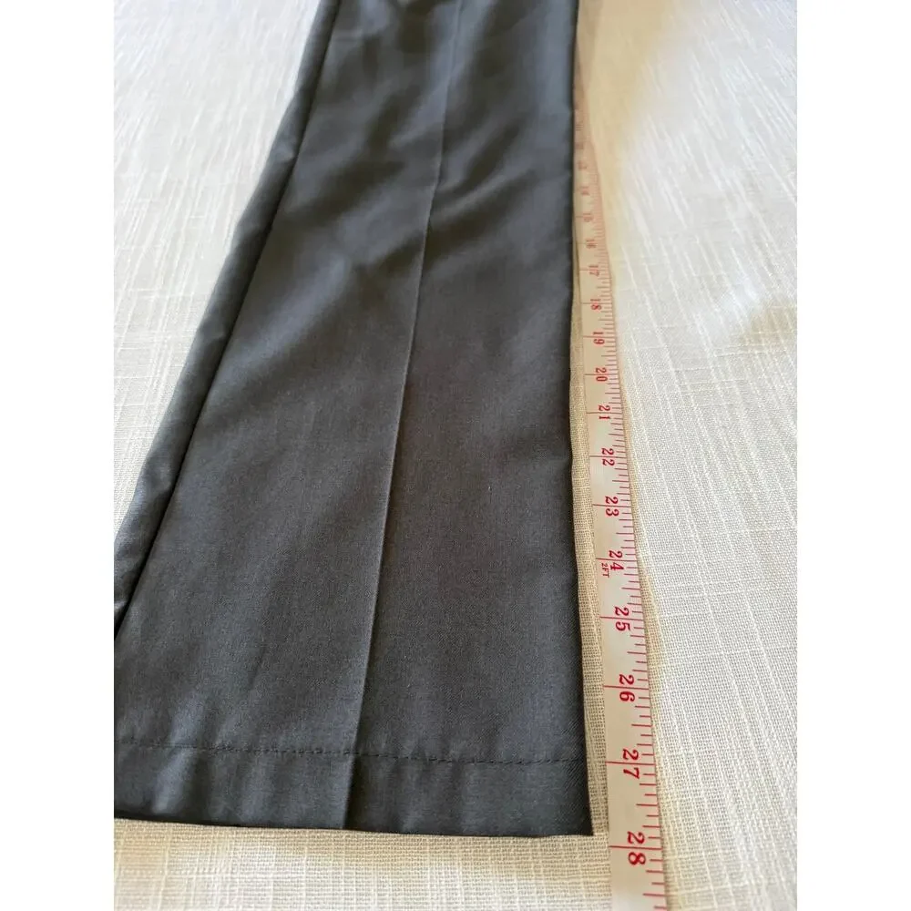 Boys’ Charcoal 2-Piece Suit Set (Blazer + Pants) – Polyester/Rayon – Size 12-14Y